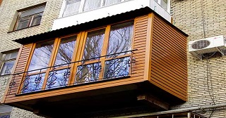 Внешняя отделка балкона Мегион цена от 1025 руб. м/2.